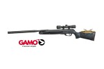 gamo pack wildcat whisper 4.5 igt air rifle with ipsc rat r4 x32 visor and winchester knife