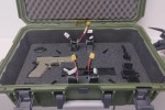 Dron de ataque profesional Delta para airsoft + soporte cámara + soporte arma