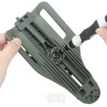 Belt adjustable adapter for quick realease holster Wosport green