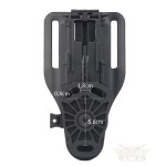 Belt adjustable adapter for quick realease holster Wosport black