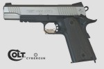 pistola colt 1911 rail bicolor cybergun kwc