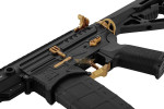 ﻿R15 rifle mod 1 Zion Arms black and gold long handguard