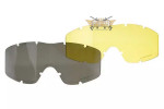 Gafas de protección Anti Vaho negras con 3 lentes Delta Tactics