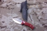 Cuchillo Muela Rhino 9R madera Scarlet