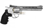 Airsoft revolver Dan Wesson 6 silver version with reduced muzzle velocity